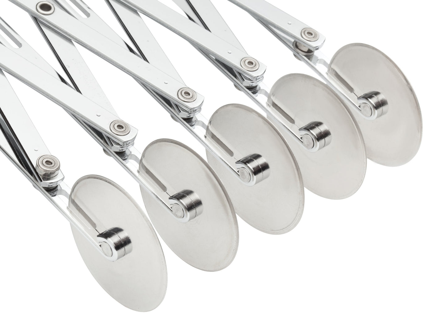 Fantes Expandable 5-Wheel Stainless Steel Dough Cutter, The Italian Market Original since 1906