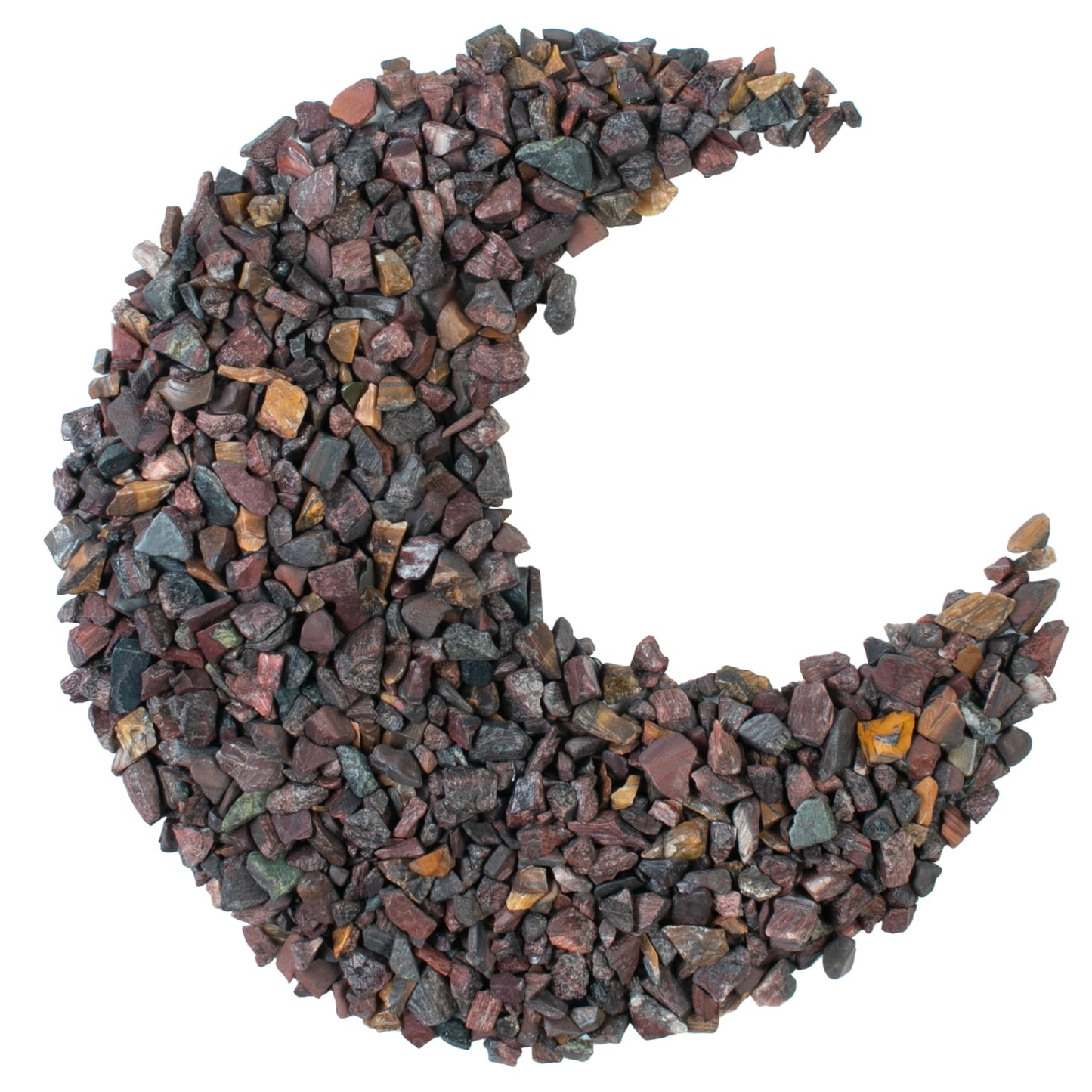 ZAICUS Red Tiger Eye Crystal Chips Bulk Gemstone Valentine Gift, Healing Crystal Natural Irregular Shaped Crushed Stone Reik Healing Tumbled Chips Crystal Chips for Witchcraft & 1 Lb