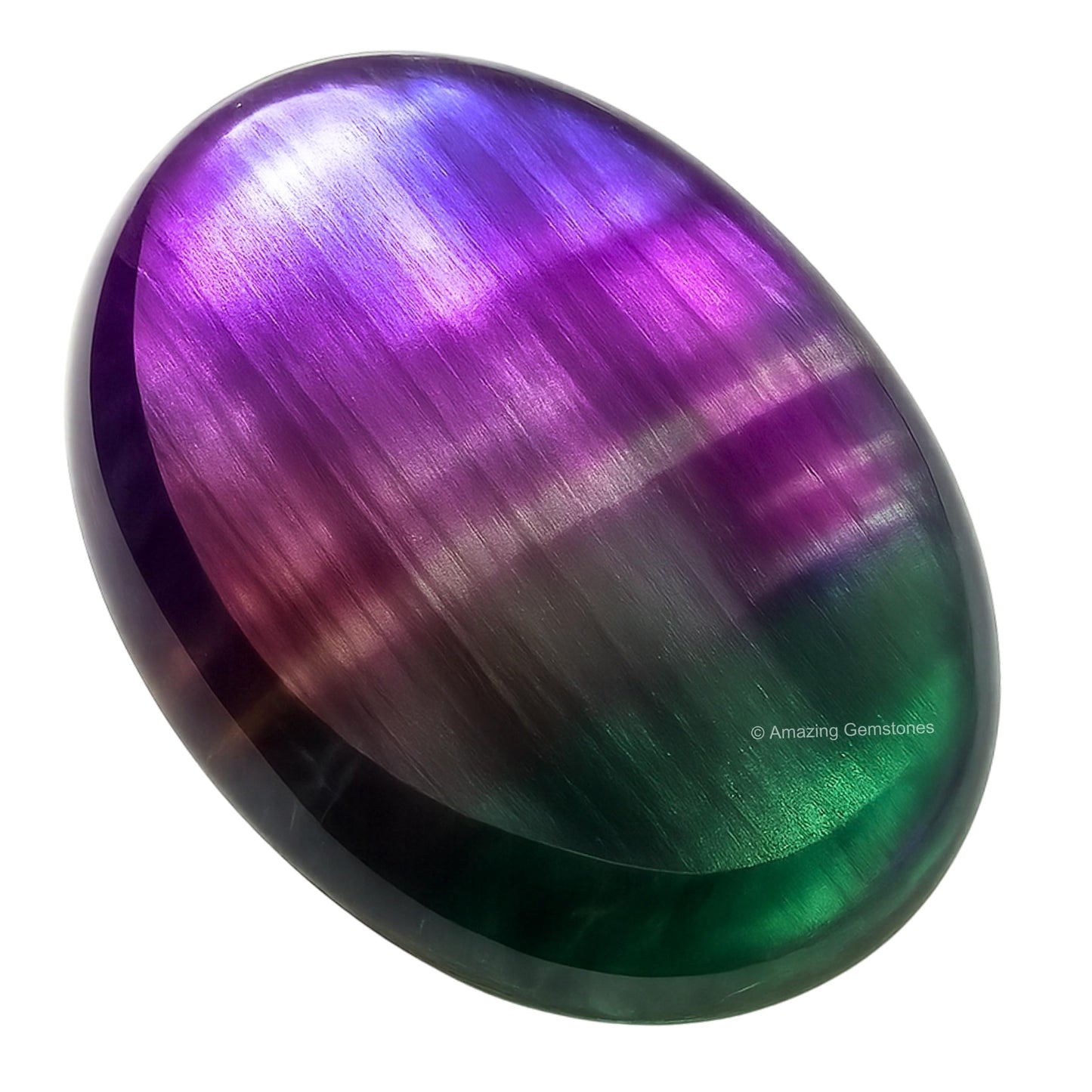 Amazing Gemstone Fluorite Worry Stone and Healing Crystals - Piedra Crystal Fidget for Gift, Meditation, Calming, Relaxation, Stress Relief