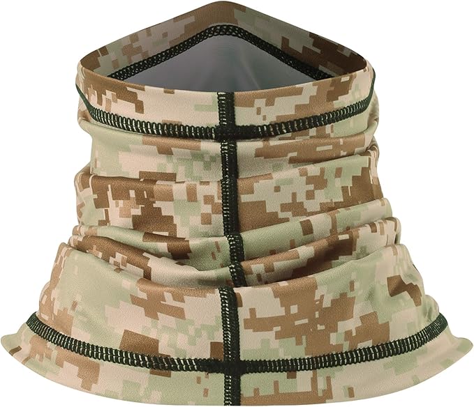 UV Protection Cooling Neck Gaiter Face Mask Scarf for Men - Windproof Neck Cover Bandana Neck Warmer Mask