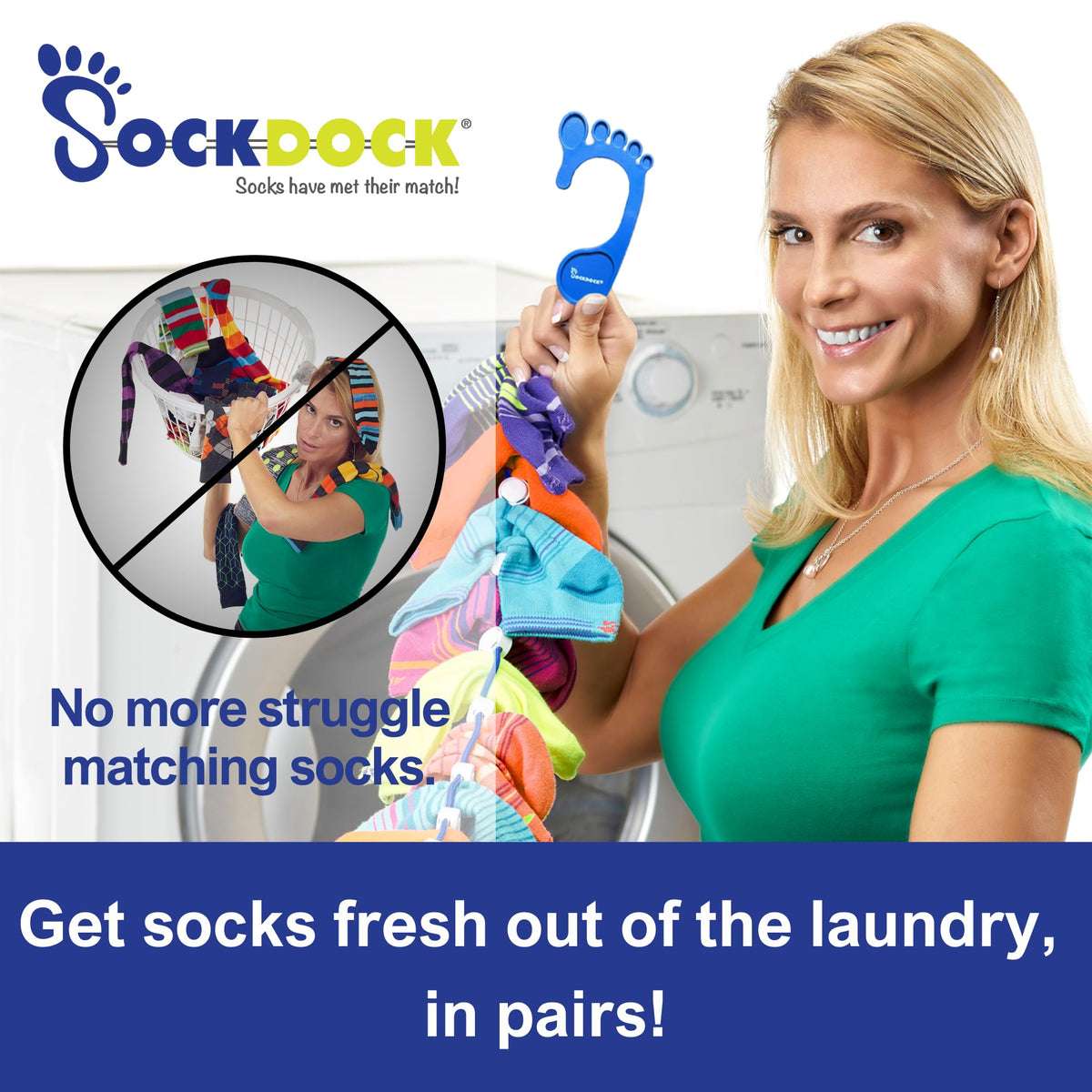 2 Pack Sock Laundry Tool