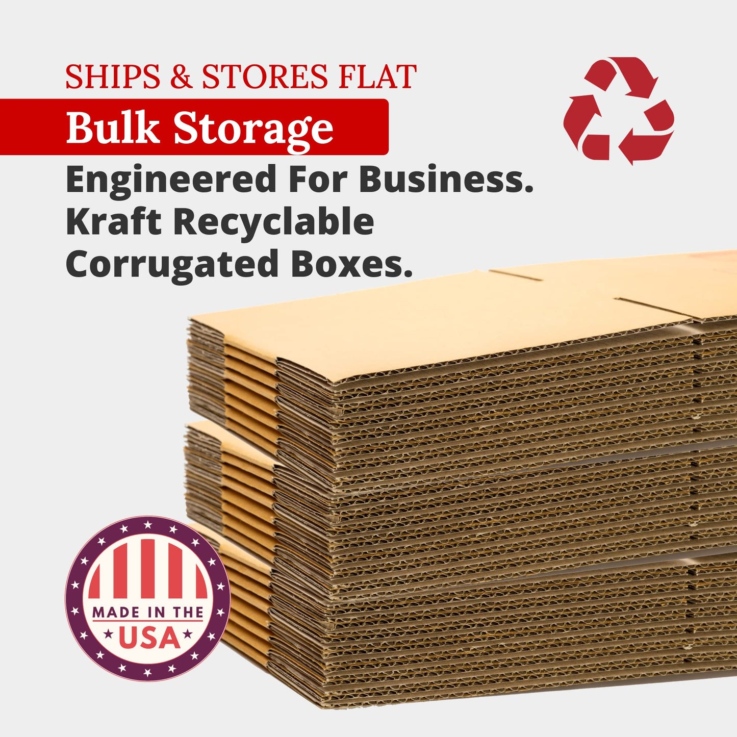 PARTNERS BRAND 15 x 10 x 5 Corrugated Cardboard Boxes, Flat 15"L x 10"W x 5"H, Pack of 25 | Shipping, Packaging, Moving, Storage Box for Home or Business, Strong Wholesale Bulk Boxes