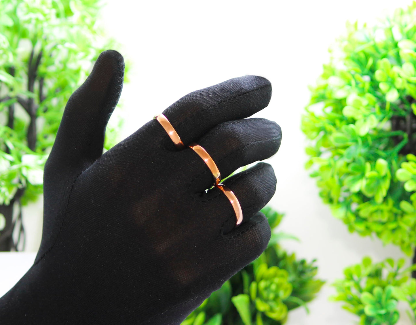 Krishnaa Jewels Pure Copper Handmade Classic Band Ring Ethnic Gift Jewelry for Men and Women (8)