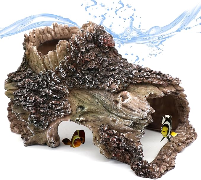 relaqcc Aquarium Decor Hideaway Cave, Betta Fish Tank House Accessories