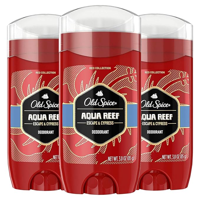 Old Spice Deodorant for Men Pure Sport Scent Red Zone Collection 3 Oz (Pack of 3) Packaging May Vary