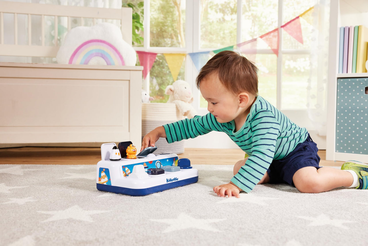 Kidoozie Pop N Play Space Explorer Ages 12 Months+, Toddler, Learn Numbers & Colors