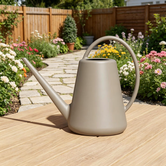 1 gal. Resin Watering Can, Birch Grey