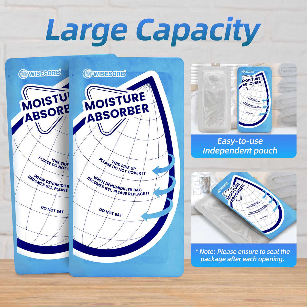 25 Gram 10 Packs Moisture Absorbers Packs (10 Count)