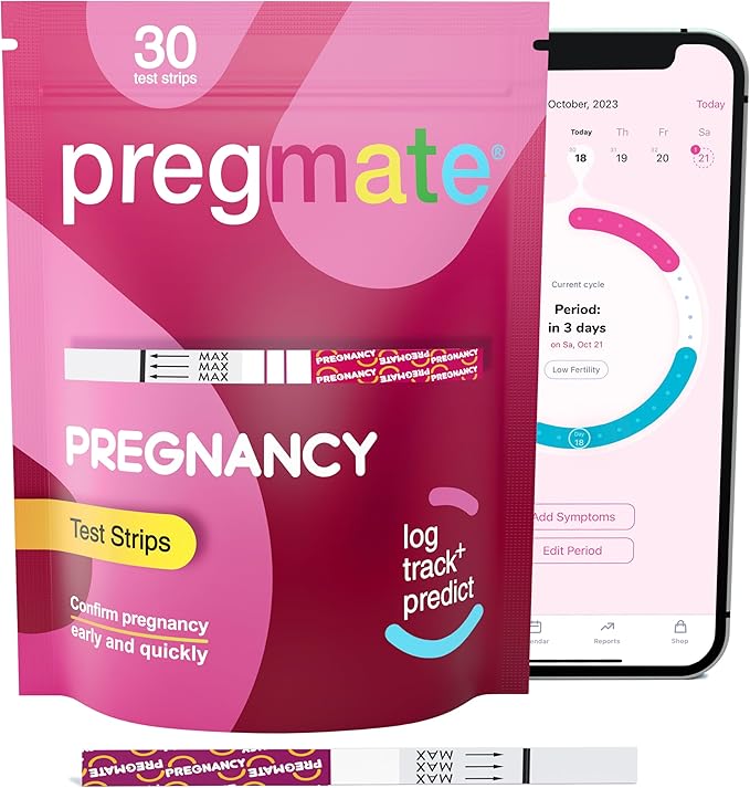 Pregmate 30 Pregnancy Test Strips (30 Count)