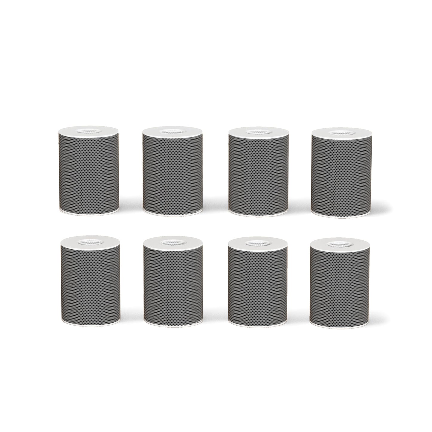 Frizzlife FF1080 Faucet Extender 8pcs Replacement Filter Cartridge, 8pcs Carbon Fiber for FF1080, FF1440, FF1080-EX