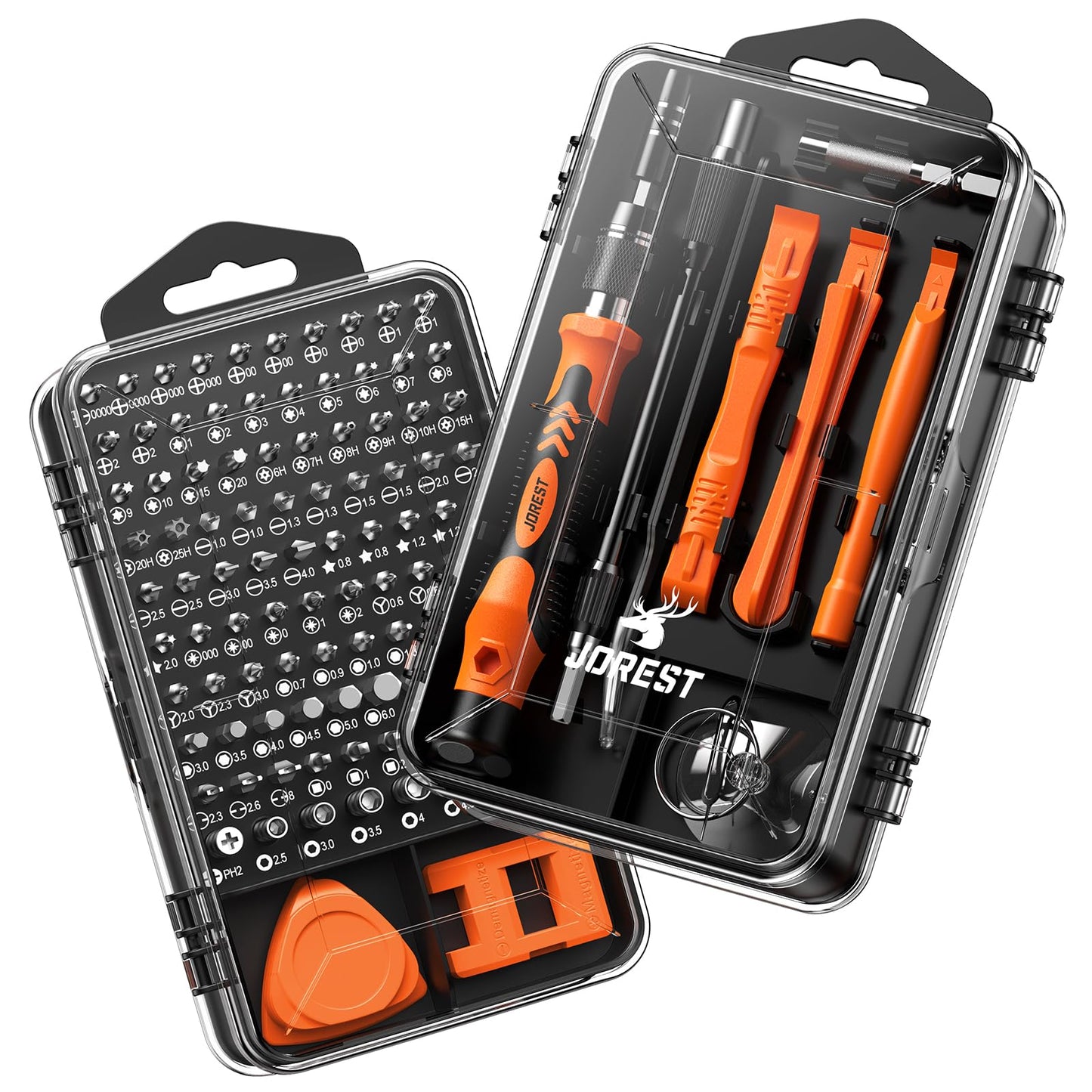 JOREST 117 in 1 Precision Screwdriver Set, Tool Gifts for Men, Mini Repair Tool Kit with Torx Triwing Bits, Repair for Computer, Macbook, Laptop, PC, RC, PS5, iphone, Electronics, XBOX, Glasses
