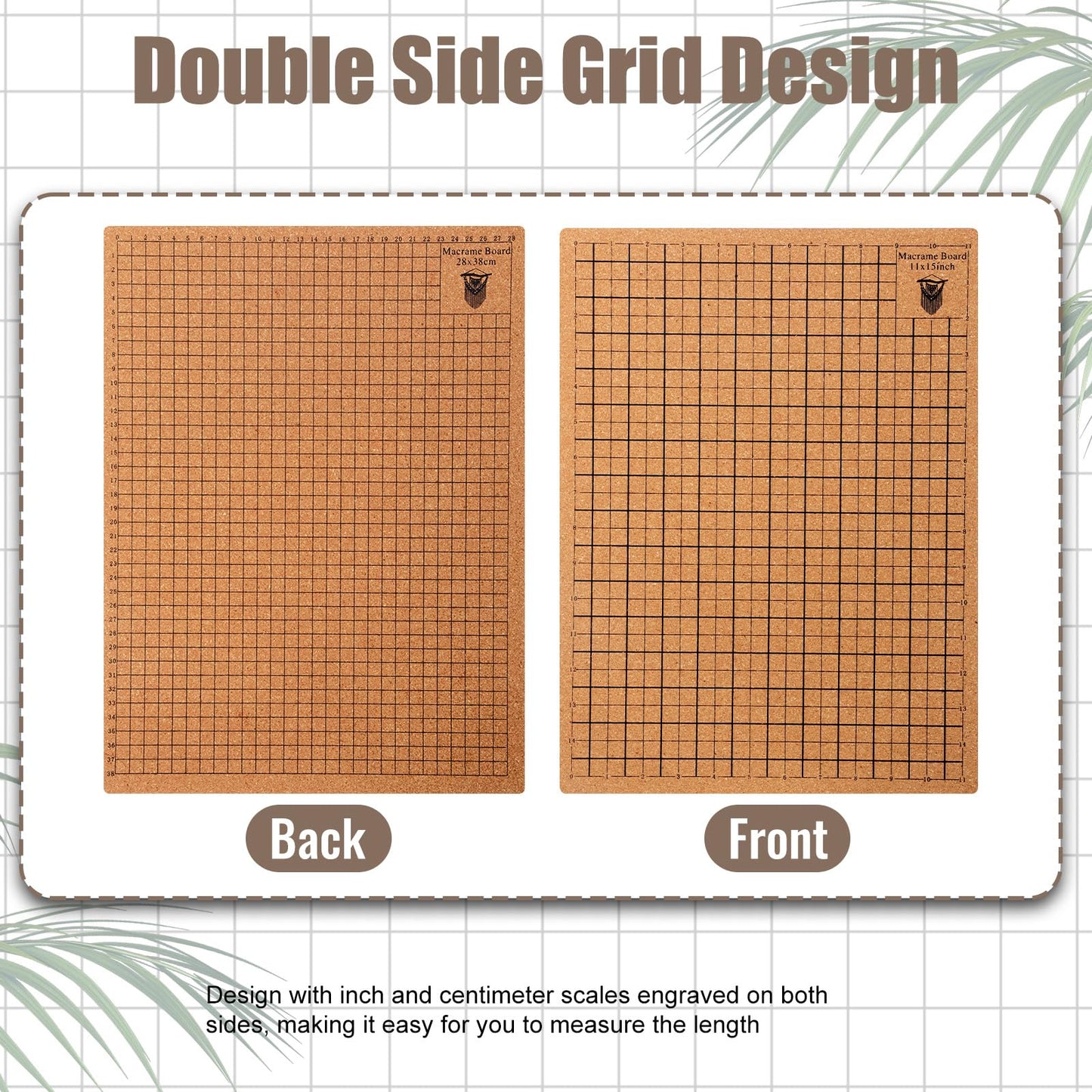 SHENLIU 108 Pcs Macrame Kit 12×16 Inch Macrame Board and Pins, Double Sided Grids Handmade Braiding Making Board, Metal Adjustable Holder, Brush Scissor Ruler for Bracelet Creating, Knotting Creations