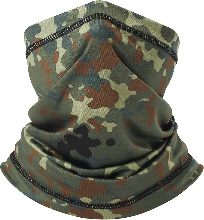 UV Protection Cooling Neck Gaiter Face Mask Scarf for Men - Windproof Neck Cover Bandana Neck Warmer Mask