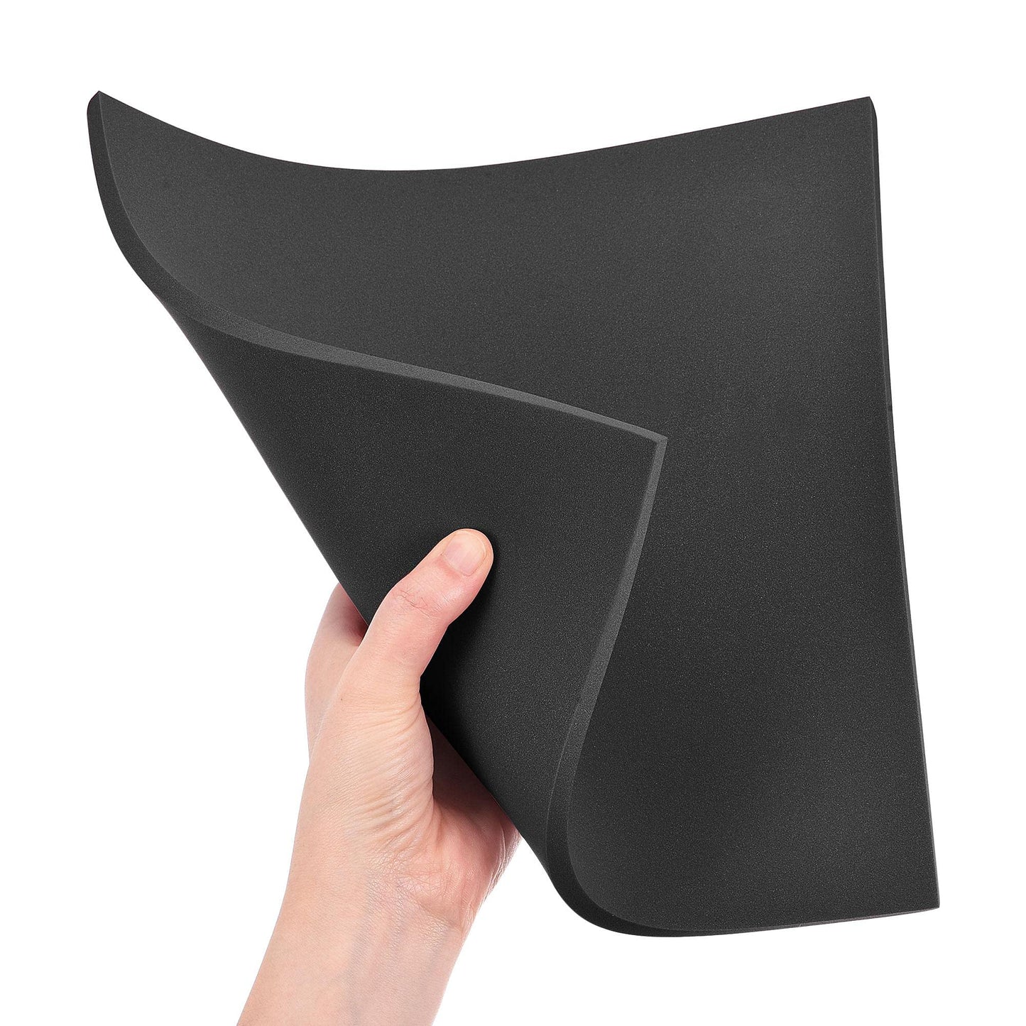uxcell Black EVA Foam Sheets 10 x 10 Inch 7mm Thickness for Crafts DIY Projects, 4 Pcs