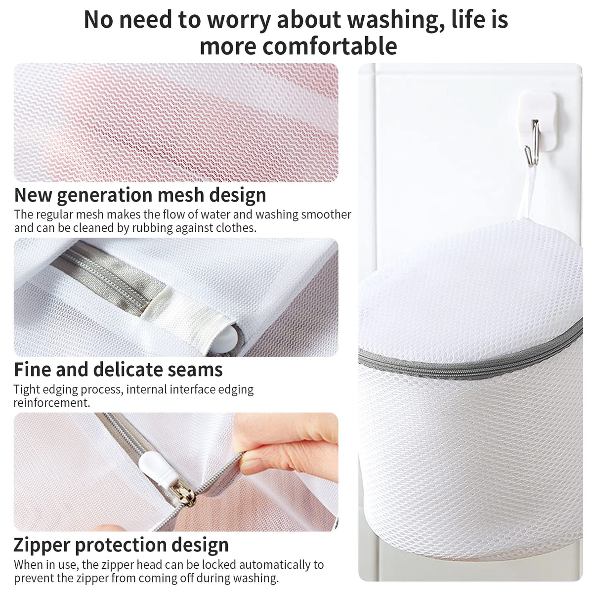 Mesh Bra Bags for Laundry (9 Count)