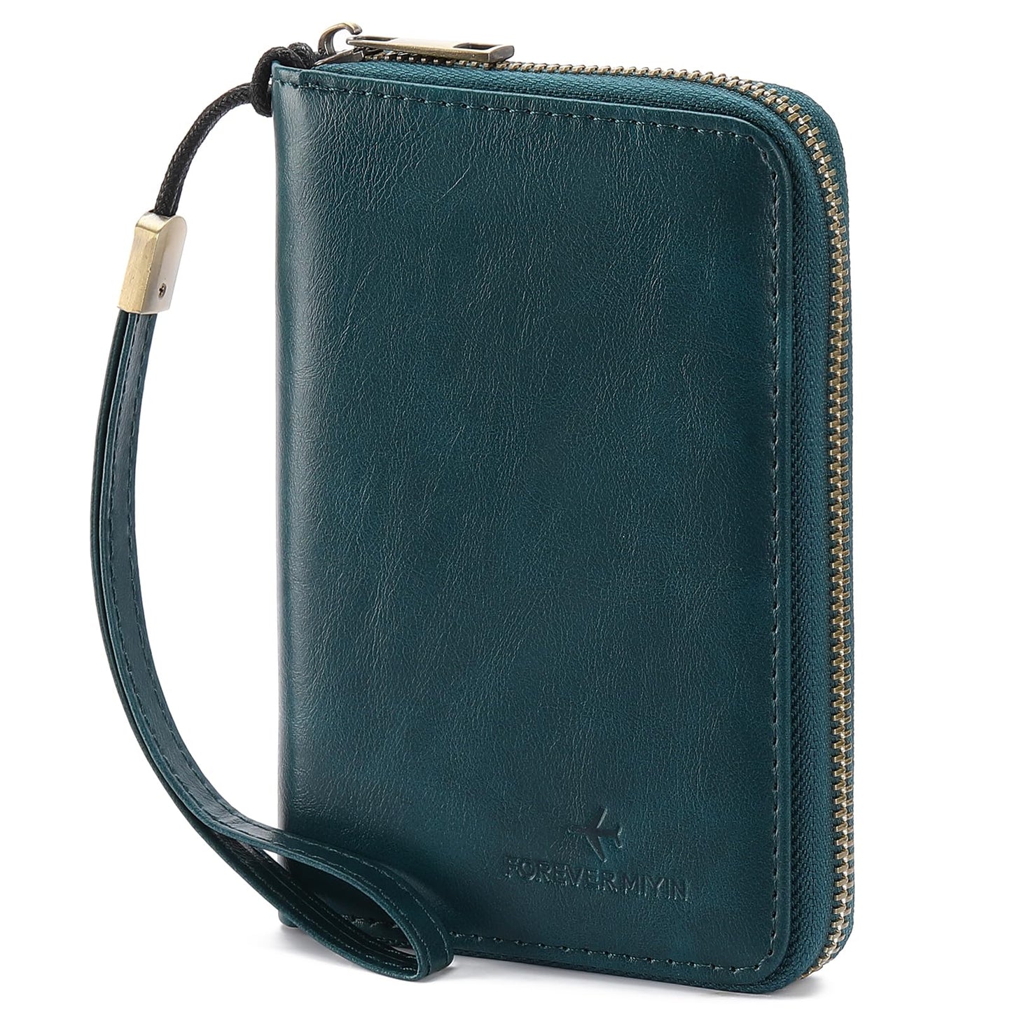LEEXTON RFID Blocking Passport Holder for Wallet,with Zipper Travel Wallet Credit Cards Case Women Men Passport Cover Wallet