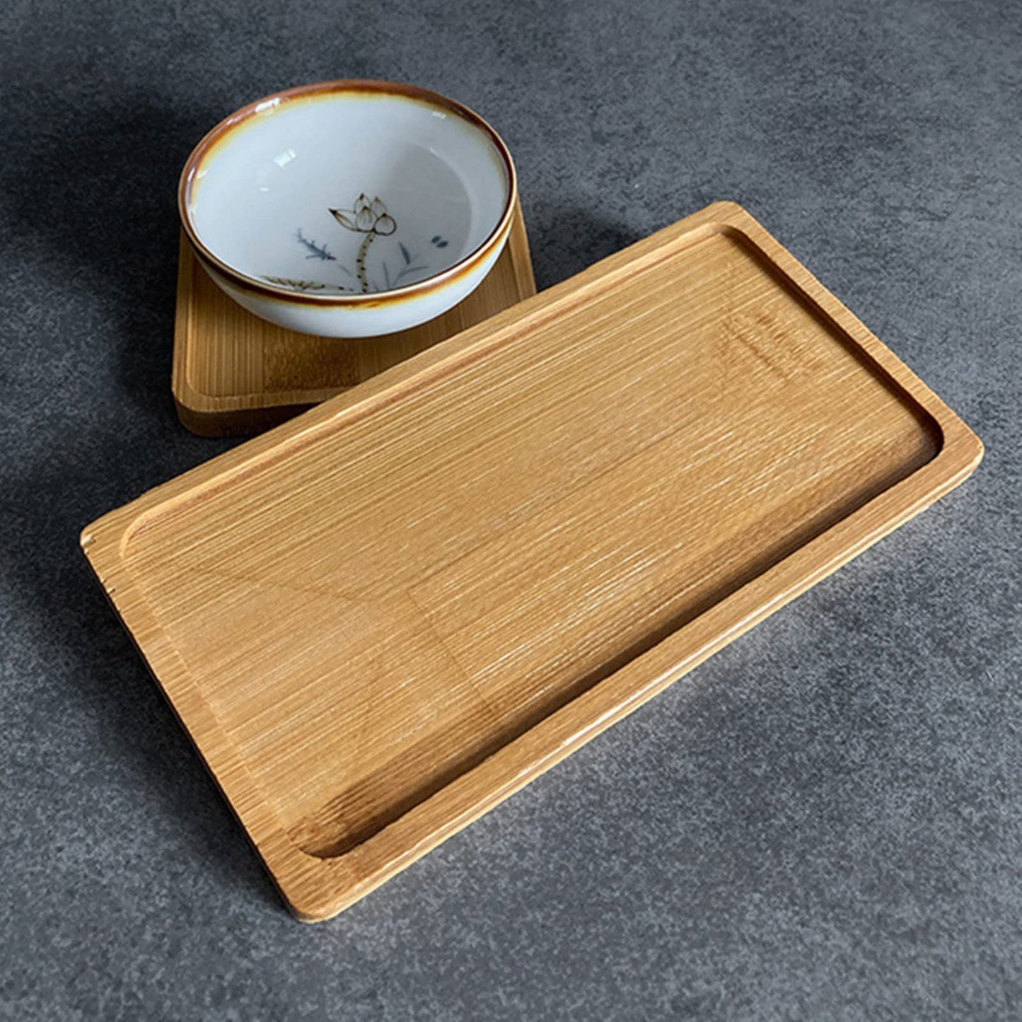 4PCS Mosaic Bamboo Coasters for Crafts, Blank Base Trays, Drinking Cup Coaster, Plant Coaster, Art Plate,DIY Mosaic Supplies (Heart)