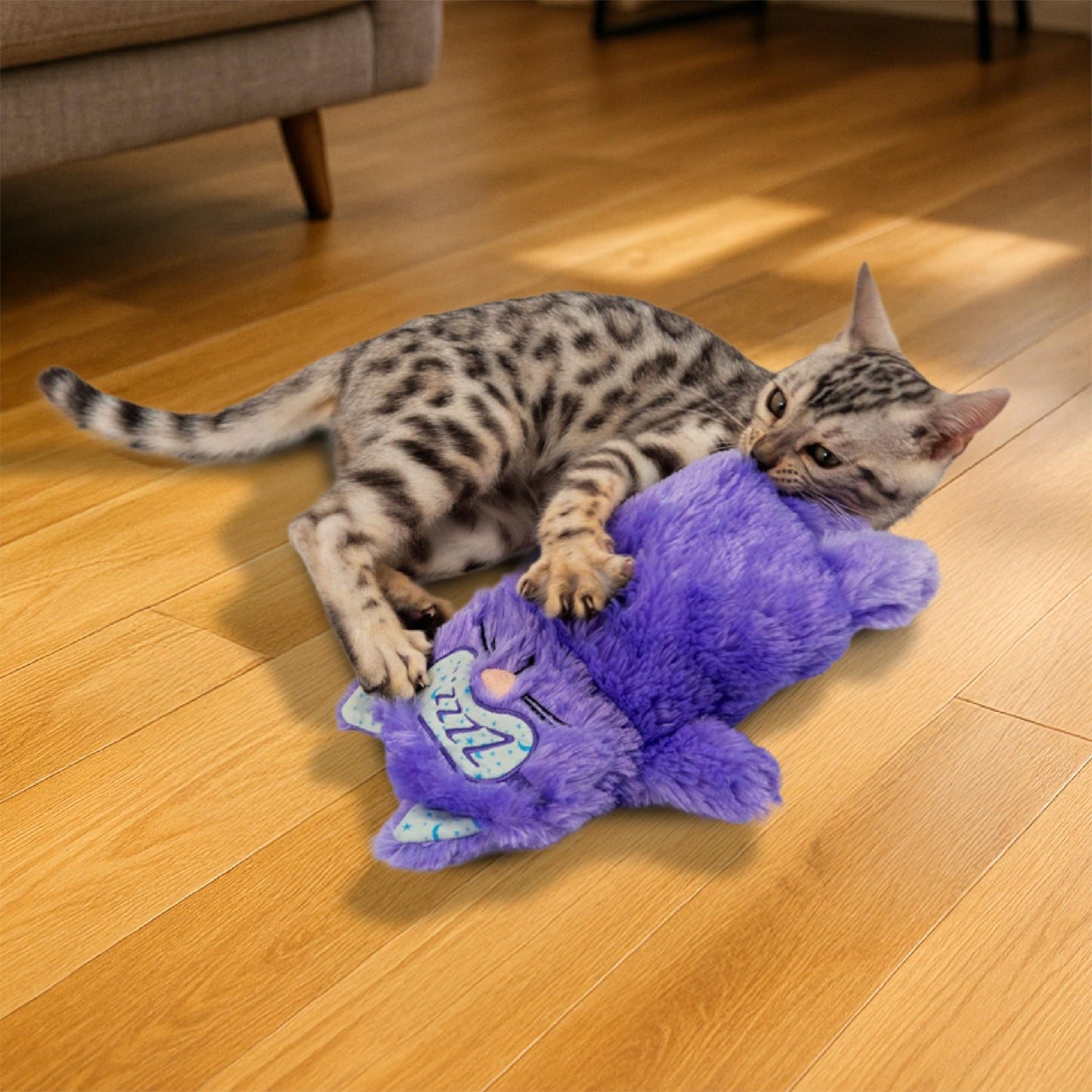 Catstages New Kitten Bundle – Slow Feeder Bowl, Purr Pillow, Strawbabies Catnip Toys, Kitty Cube Puzzle Toy & Whitefish Purrfect Bitez Treats
