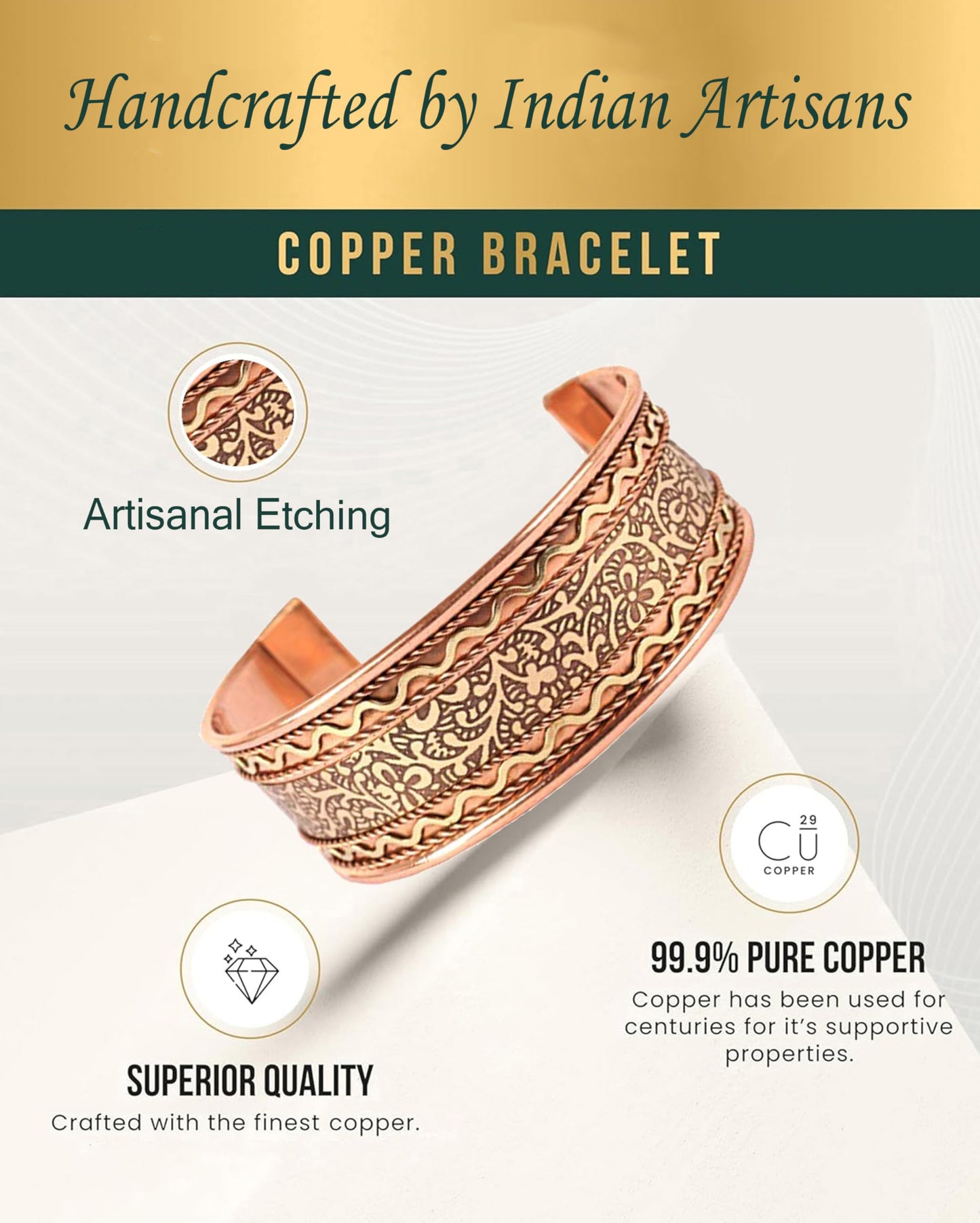 Touchstone copper bracelets | gift for men women |adjustable 100% pure solid real engraved wide cuff jewelry | handmade tibetan bangle bracelet | Beautiful embossed celtic design.