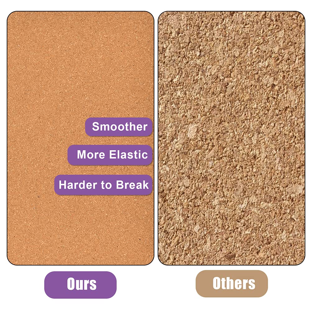 YCCYYCCY 3mm Self-Adhesive Cork Board Roll, 1/8" Thick Cork Boards for Walls, 40 x 120cm/ 47"x16" Cork Board Roll for Office, Home, School(3mm, 40x120cm)