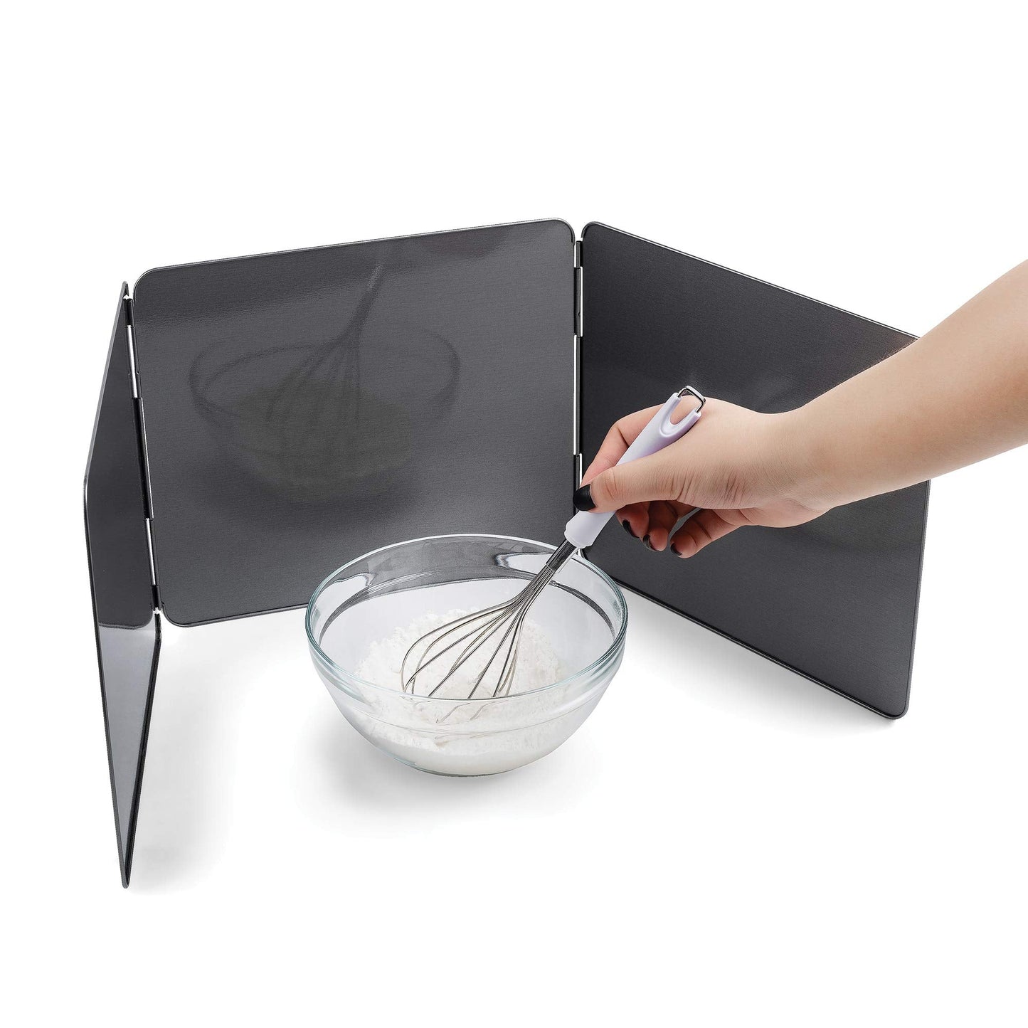 Fox Run Splatter Shield, 3 Sided Frying Splatter Guard For Stove Top, 9" x 10.25"