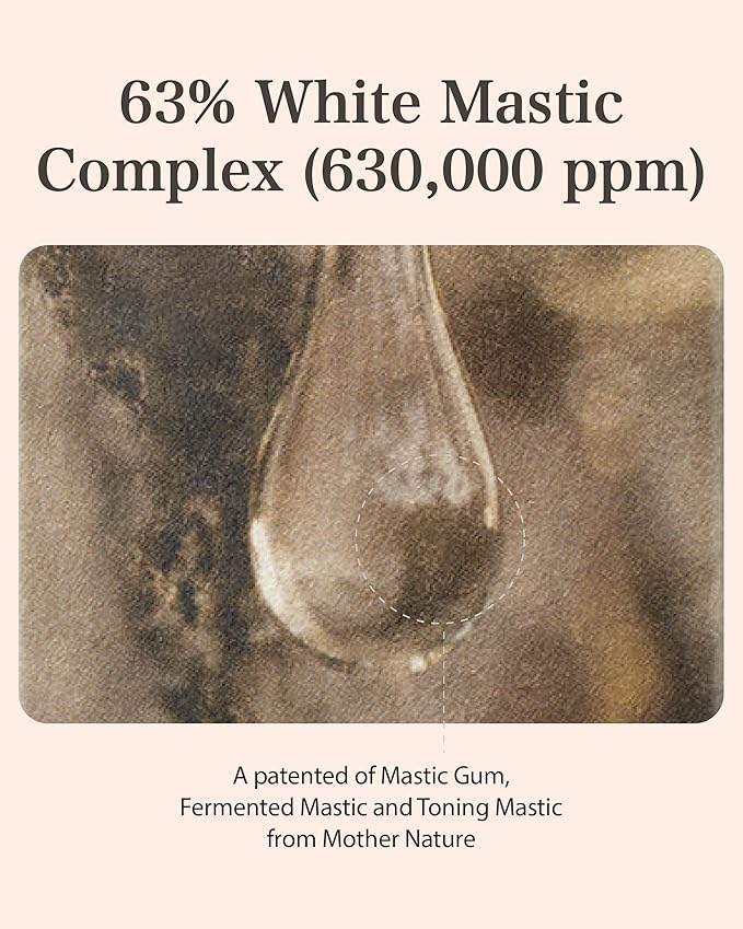 MASTINA Mastic Ampoule Serum Spoid Type Set(Dropper Type, 0.5fl oz, pack of 2),Fermented Mastic Gum. White Mastic Complex 63% + Tranexamic Acid 2% + Niacinamide 5%