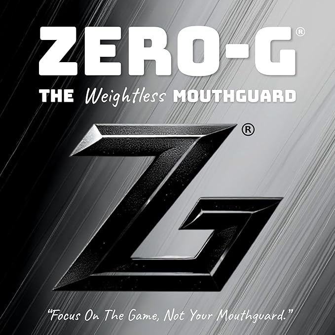Zero-G Sports Mouthguard 2-Pack, Clear - Adult Size - Dental Grade Custom Fit - Basketball, Football, Soccer, Baseball, Hockey, Lacrosse, Teeth Grinding