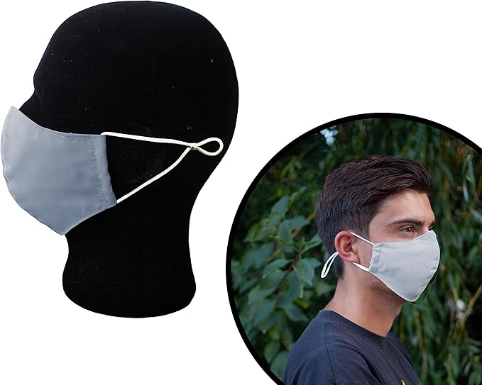 HOPE LOVE SHINE Cotton Reusable Face Masks w/Adjustable Ear Loops & Filter Pocket