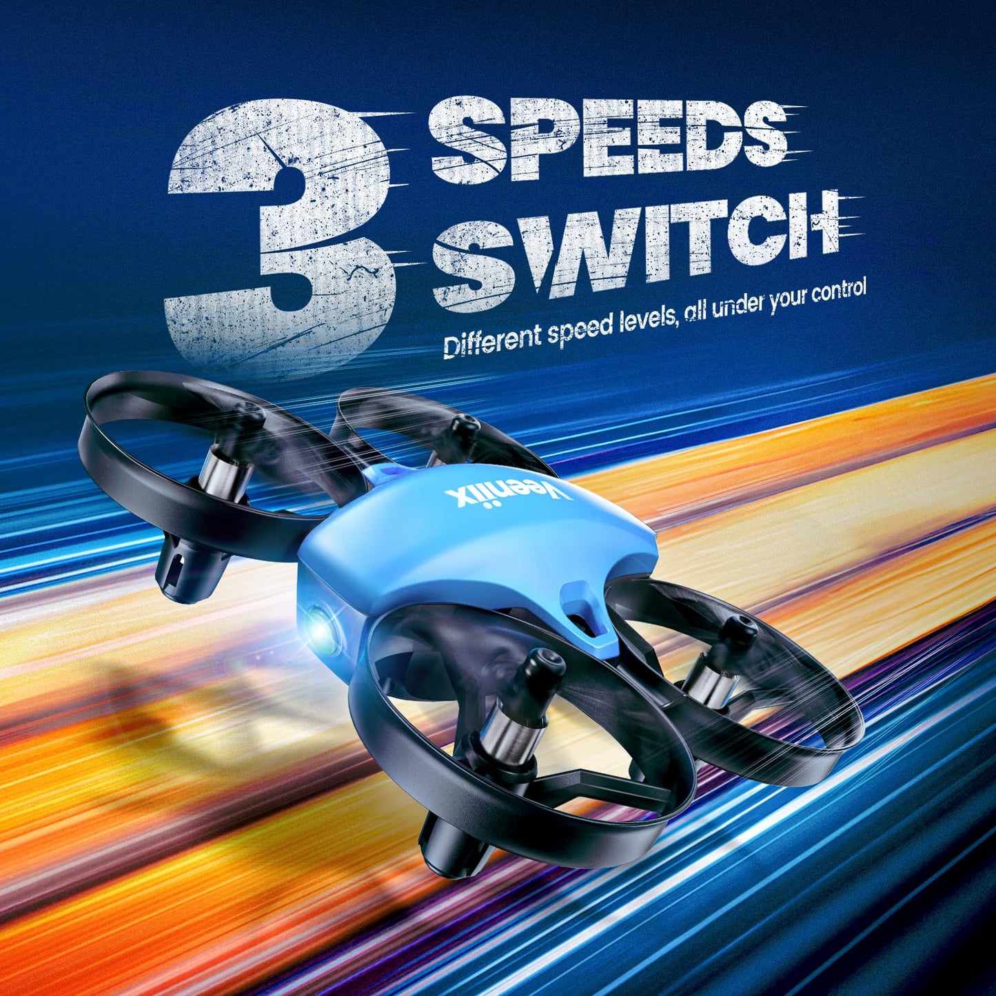 Veeniix V995 Mini Drones for Kids 14+ and Beginners,Indoor RC Quadcopter,Small Helicopter Plane with 3D Flips,360° Rotation,Circle Fly,Auto Hover,Headless Mode and 3 Batteries,Gift for Boys and Girls