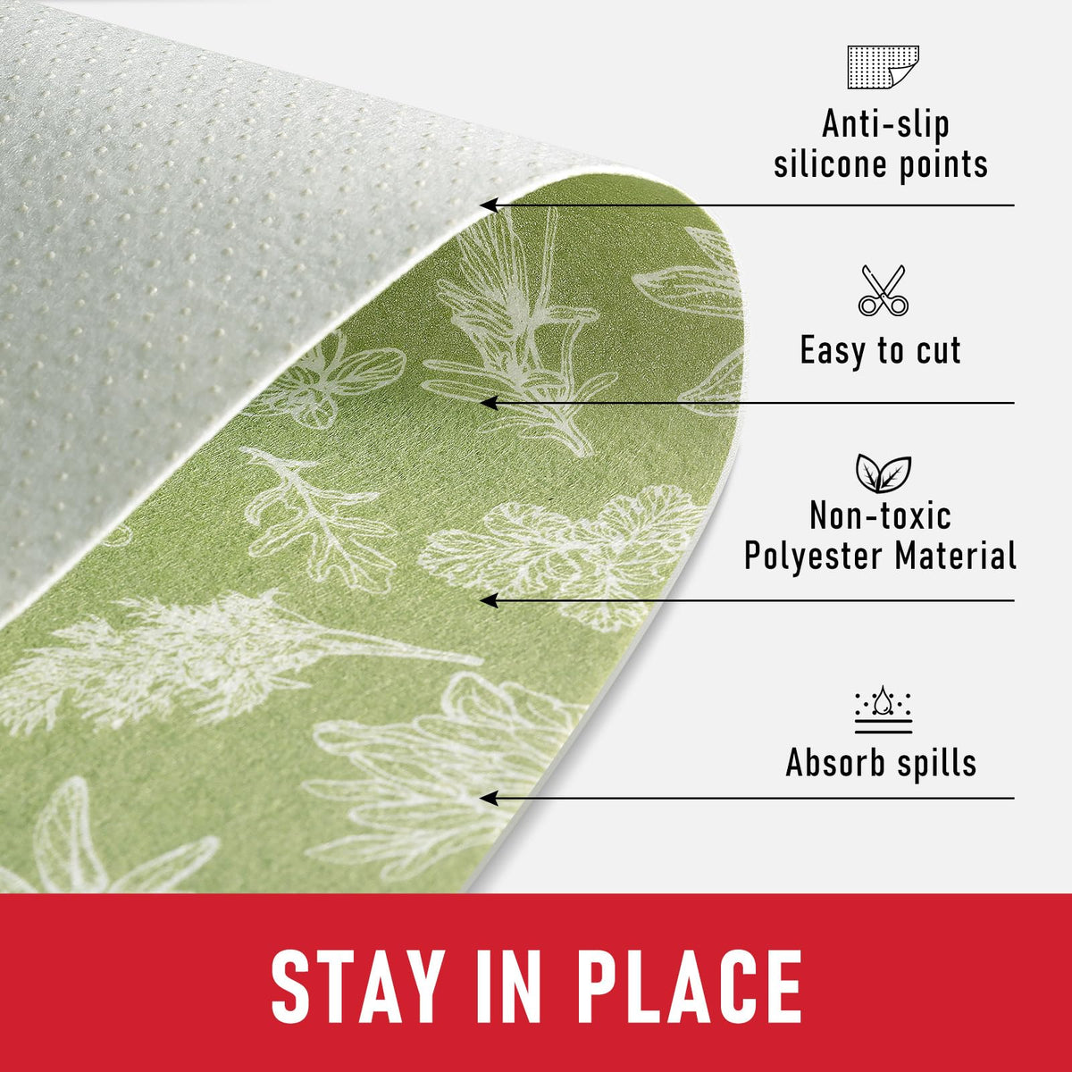 Large Fridge Liners for Refrigerator (40 Sq Ft)