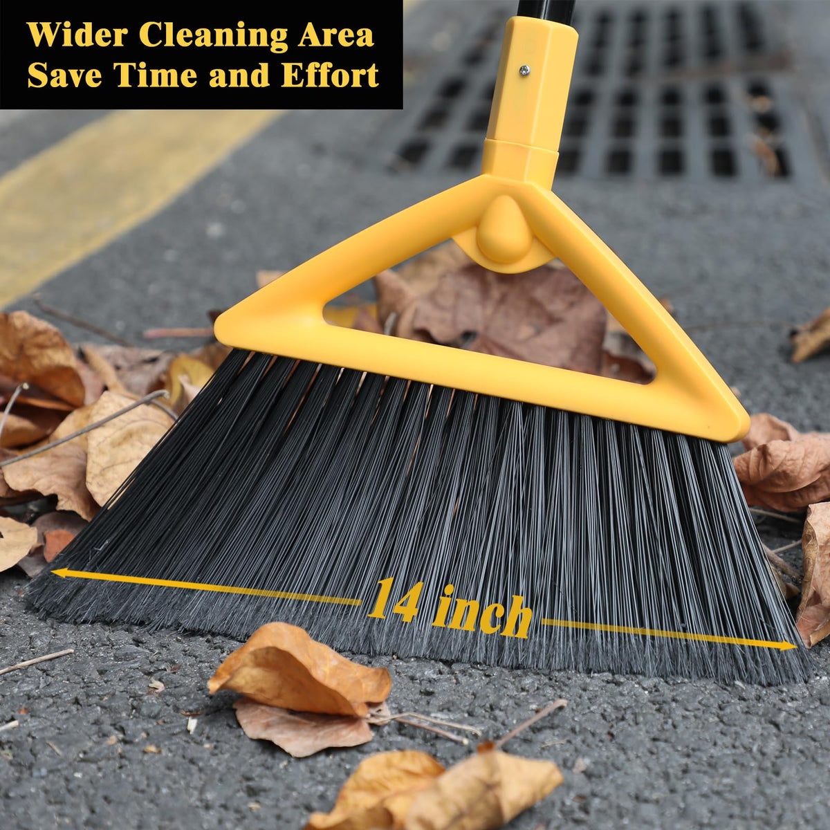 Heavy Duty Broom Outdoor and Indoor (2 Count)