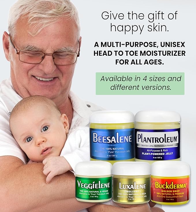 Beesalene Original Unpetroleum - 100% Natural & Hypoallergenic Alternative to Petroleum Jelly - Lips, Hands, Baby, Makeup Remover and More (4 Ounce)