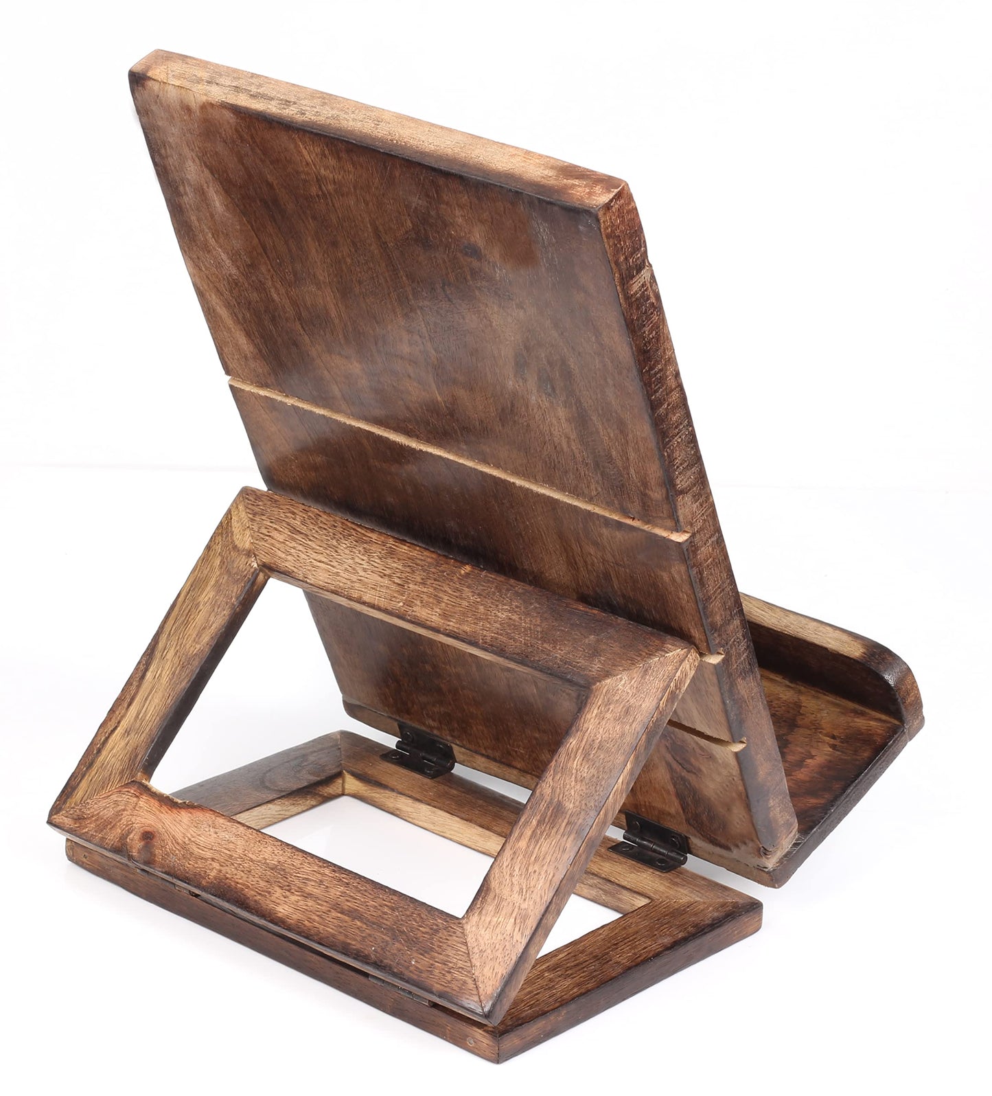 ARTISENIA Hand-Carved Tree of Life Cookbook Stand - Adjustable & Foldable Reading Holder/Kitchen/Office/Desk