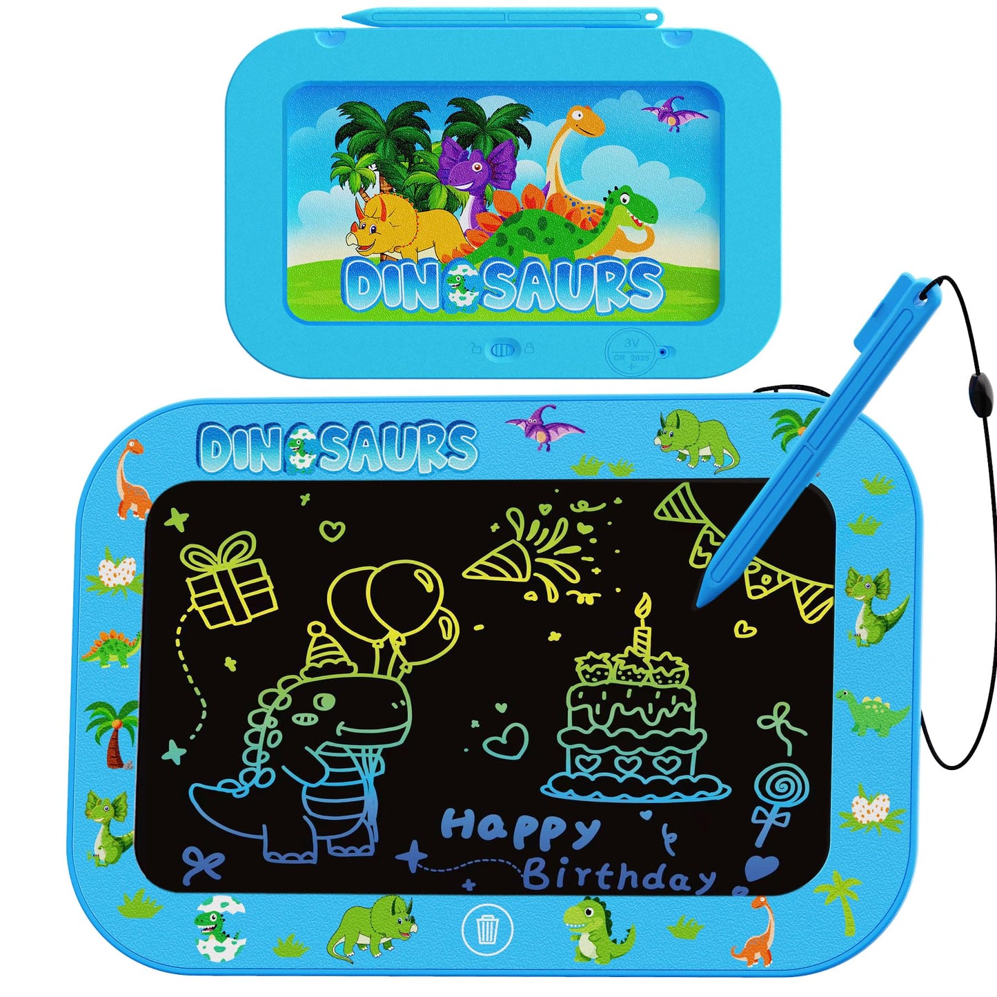 LCD Writing Tablet for Girls Boys Kids,10 Inch Colorful Toddler Doodle Board Drawing Tablet Toy