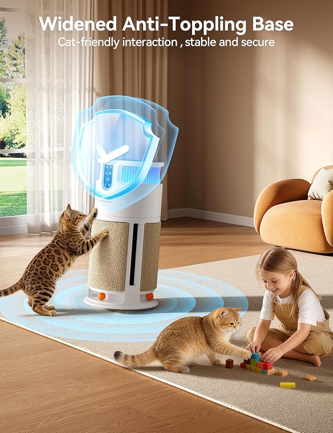 Meowant Pet Air Purifier for Home Large Room,H13 HEPA Filter Up to 3900 Ft²