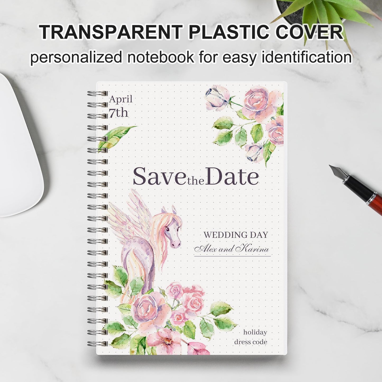 RETTACY Dotted Journal Notebook, 3-Pack, 160 Pages per Pack, A5 Medium Size (5.7'' × 8.3''), 100 GSM Thick Paper, Spiral-bound, Flexible Plastic Cover, for Journaling, Planning, Tracking