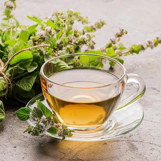 Jovvily Peppermint Leaf, 12 oz, Cut & Sifted, Herbal Tea, Refreshing
