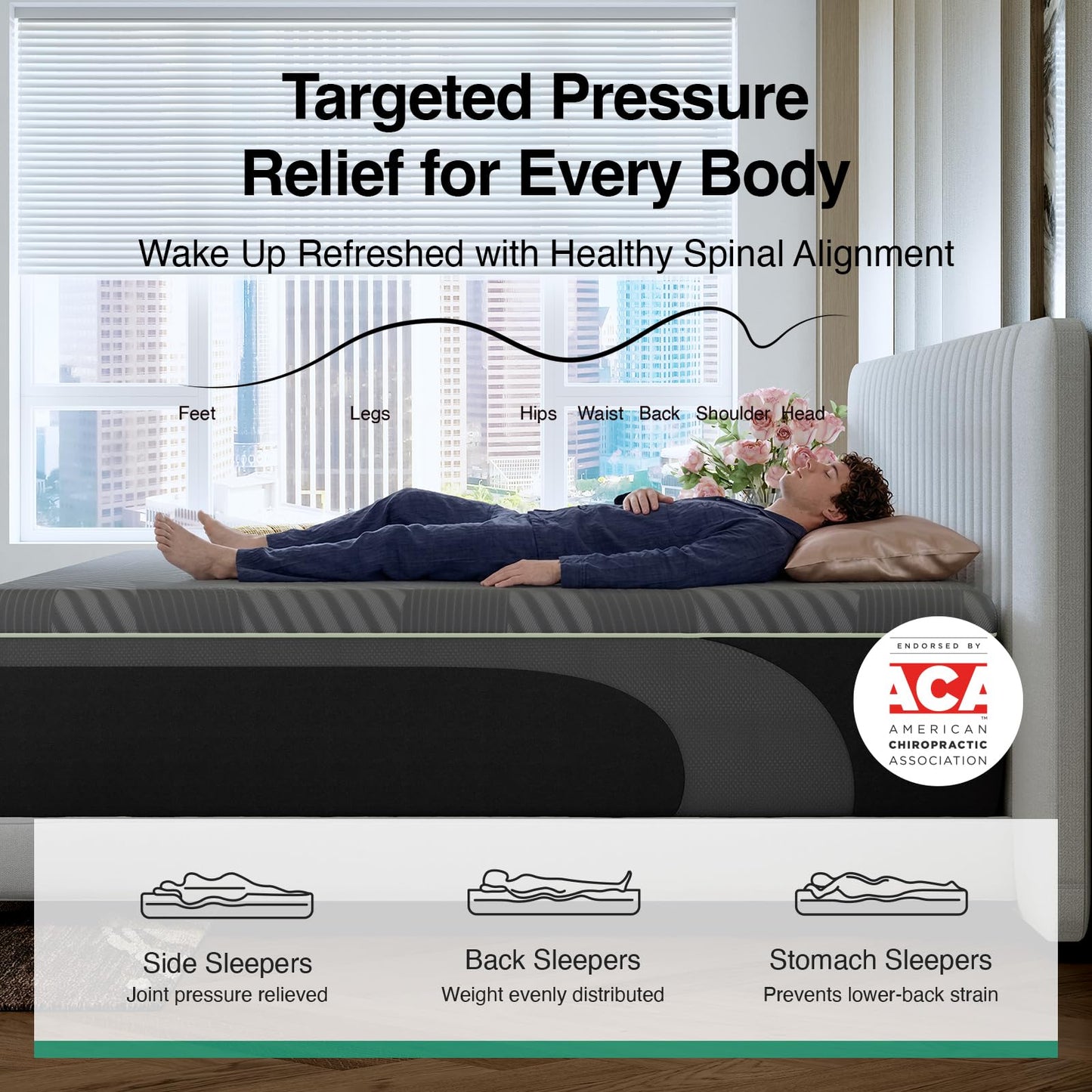 Novilla 14 Inch Queen Mattress, Queen Memory Foam Mattress with AiryFlow Cooling System for Cool Night, Pressure Relief, Ergonomic Support for Spinal Alignment, CertiPUR-US Certified, Medium Firm