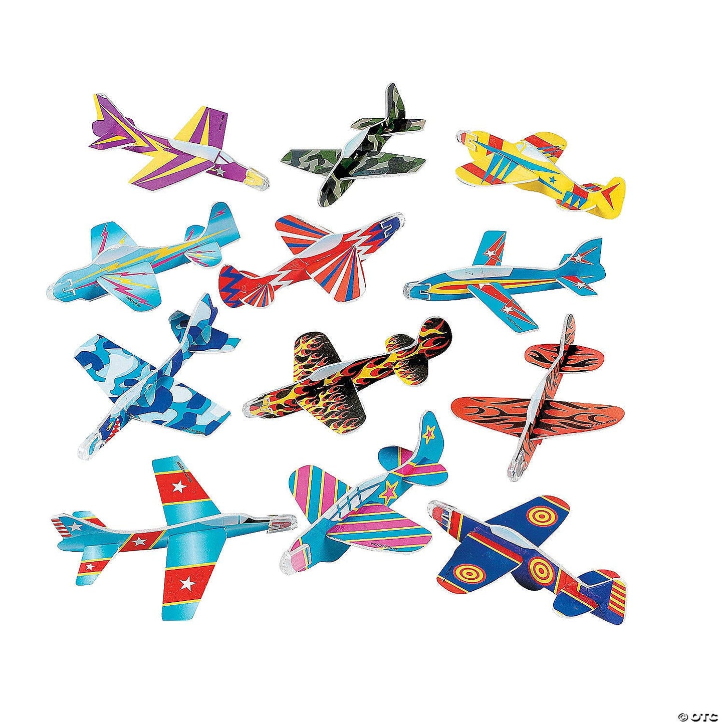 Bulk Foam Airplane Glider Toys - 72 Pieces - Party Favors & Halloween & Easter giveaways