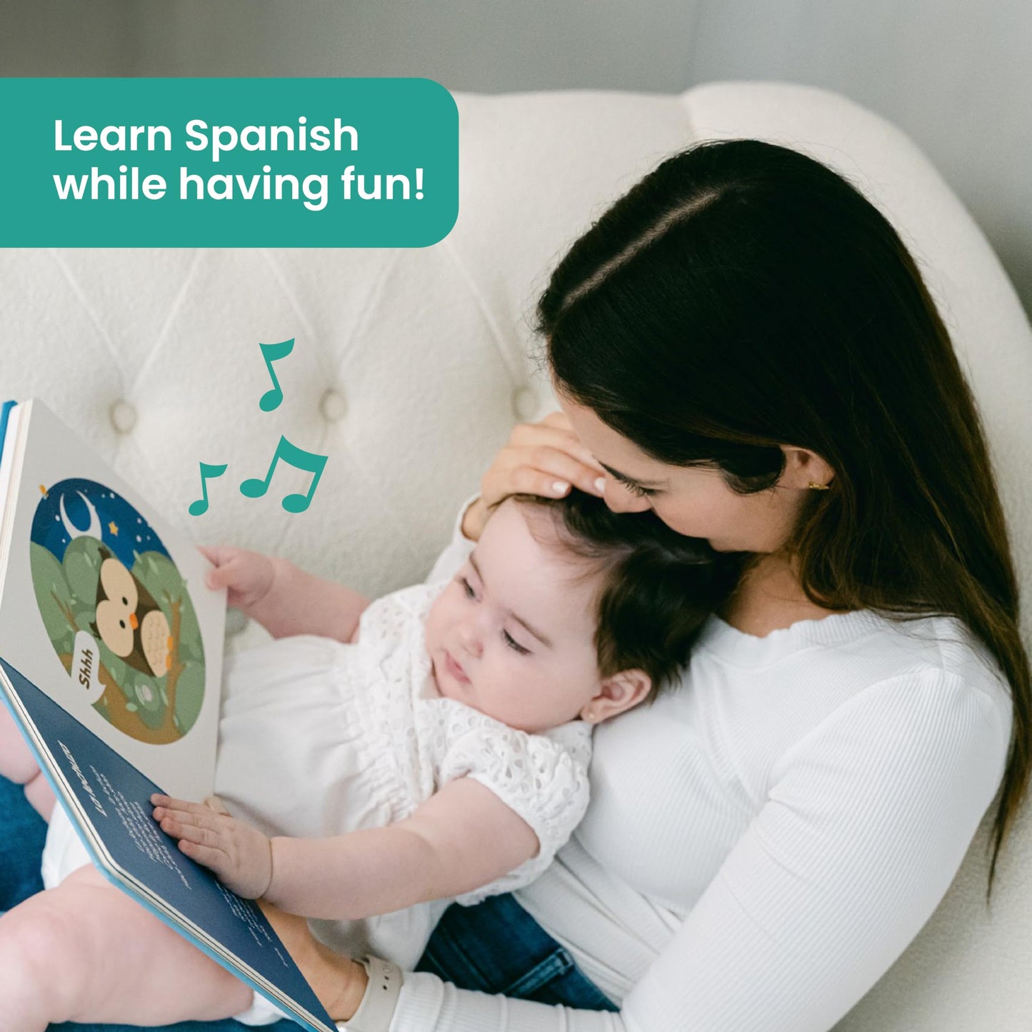 Binibi Estrellita ¿Dónde Estás? – Bilingual Musical Sound Book for Toddlers 1–3, Spanish Lullabies & Nursery Rhymes, Interactive Board Book. Libro en Español para Niños.
