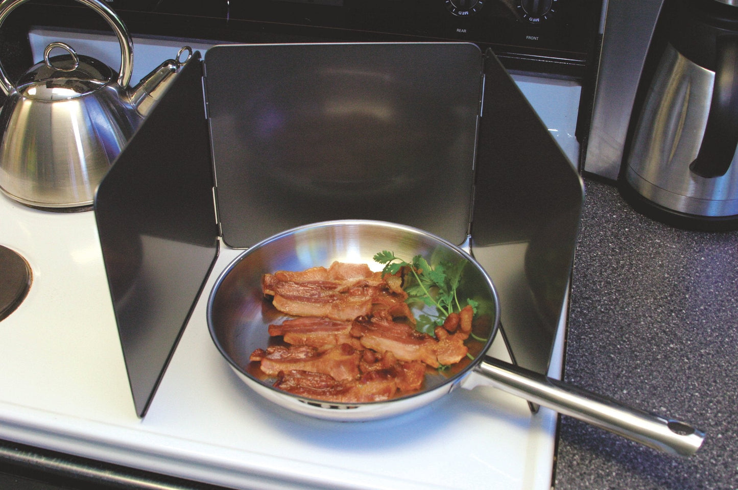 Norpro 2063 Nonstick 3 Sided Splatter Guard , 10in/25.5cm x 9in/23cm