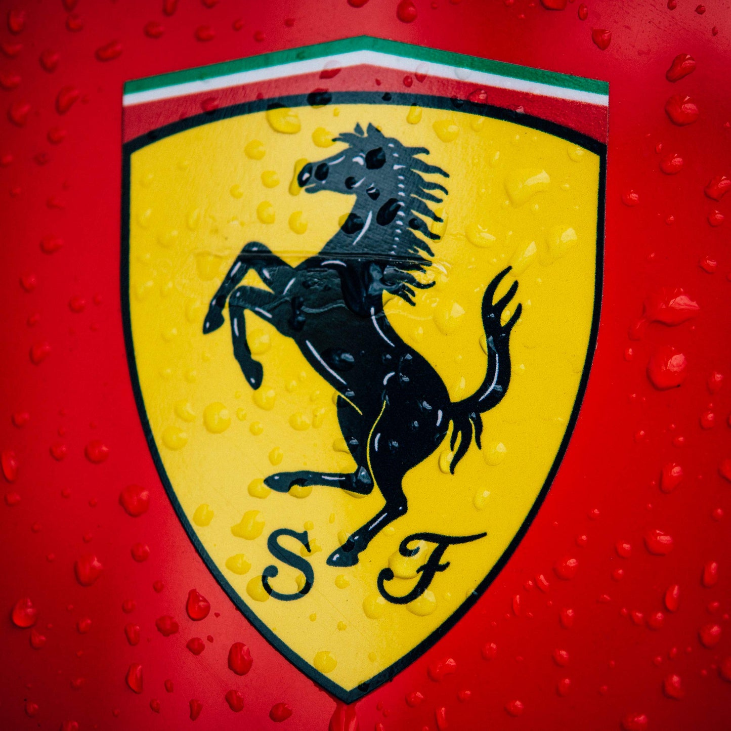 Cross Townsend Collection for Scuderia Ferrari - Brushed Black, Etched Honeycomb Pattern Ballpoint Pen