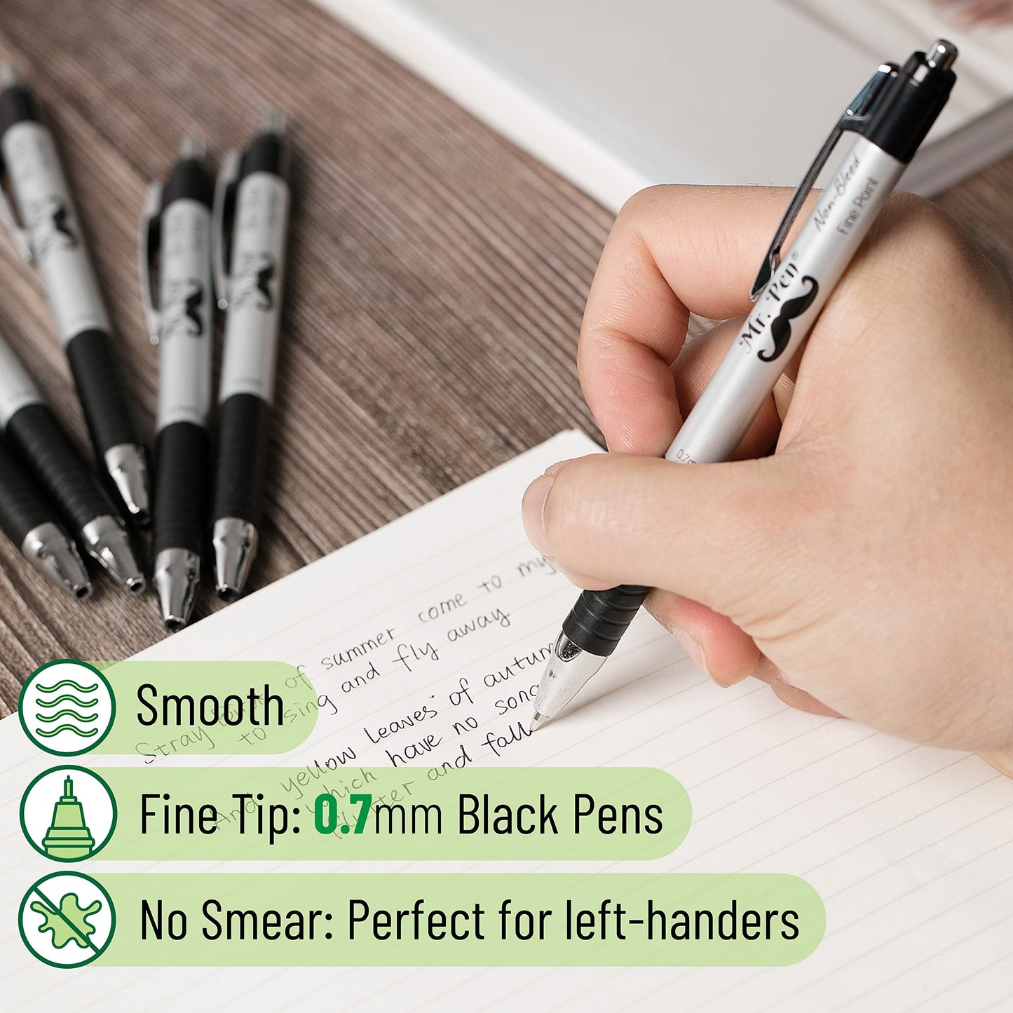 Mr. Pen- Sticky Notes and No Bleed Pens