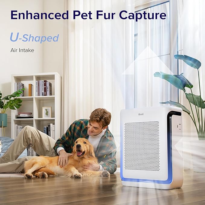 LEVOIT Air Purifier 1800 Ft2 with Washable Filters and Humidifier Replacement Filters 10 Count