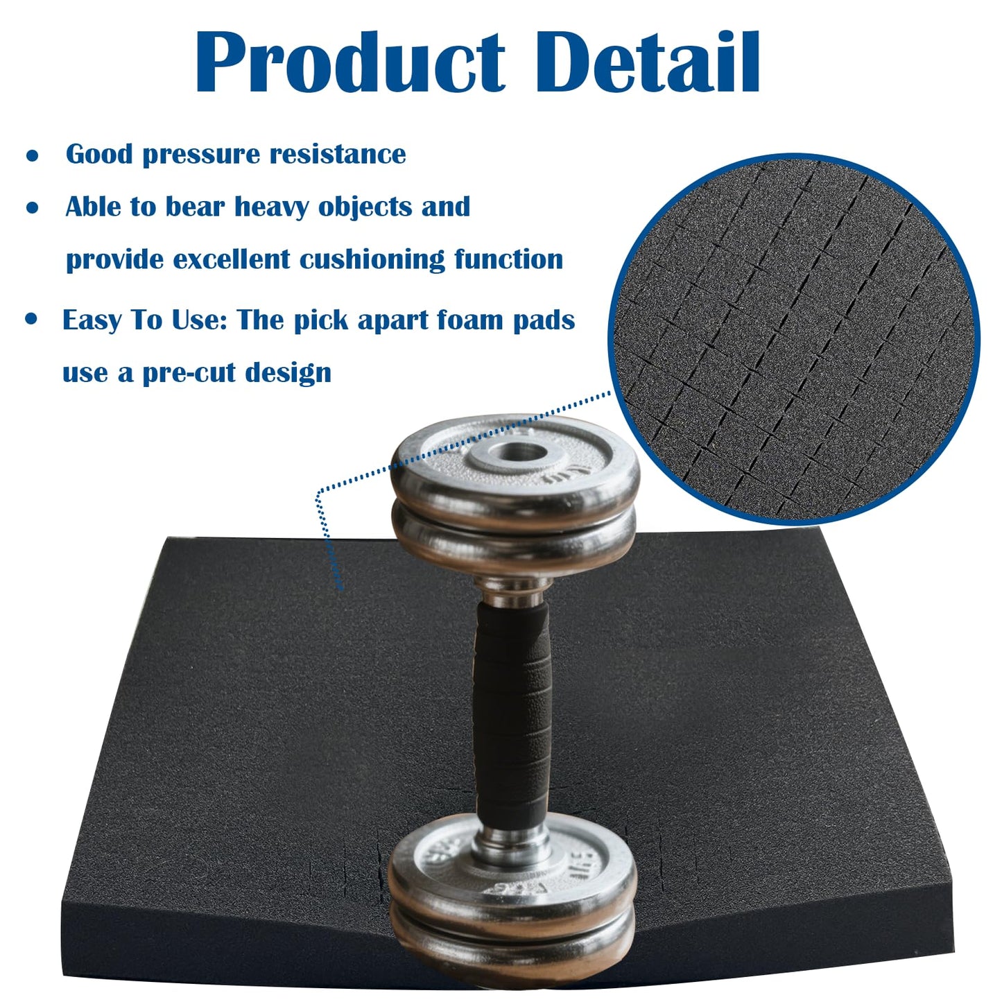 4 Pcs Pick and Pluck Foam 16 x 12 x 2 Inch, Foam Inserts For Cases, Gun Case Polyurethane Foam Sheet for Toolboxes, Storage Drawer, Camera Storage, Game Box, Crafts (16"x12"x 2", 4Pack)