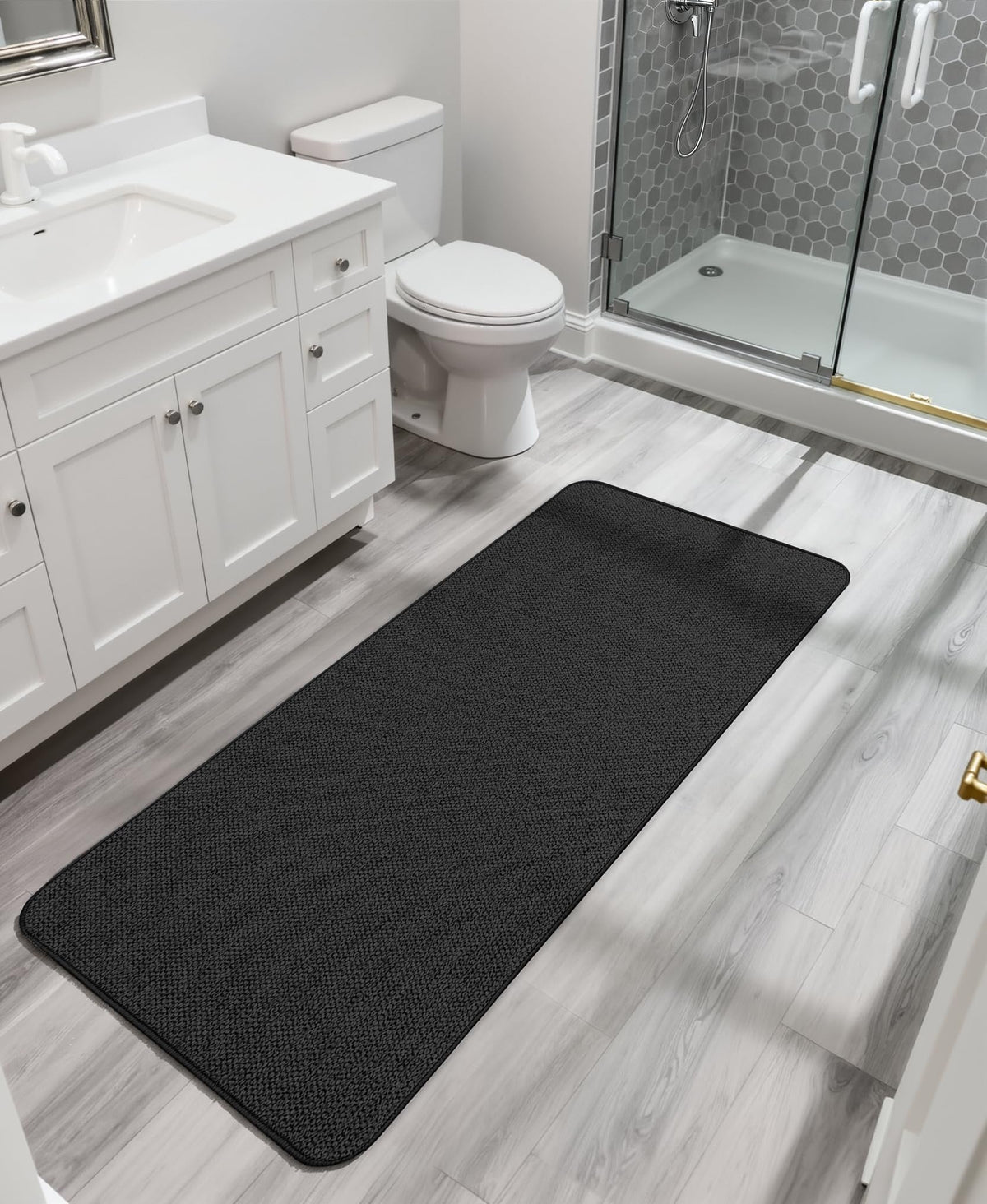 Bath Mat Ultra Thin Bathroom Runner Rugs (18 Sq Ft)