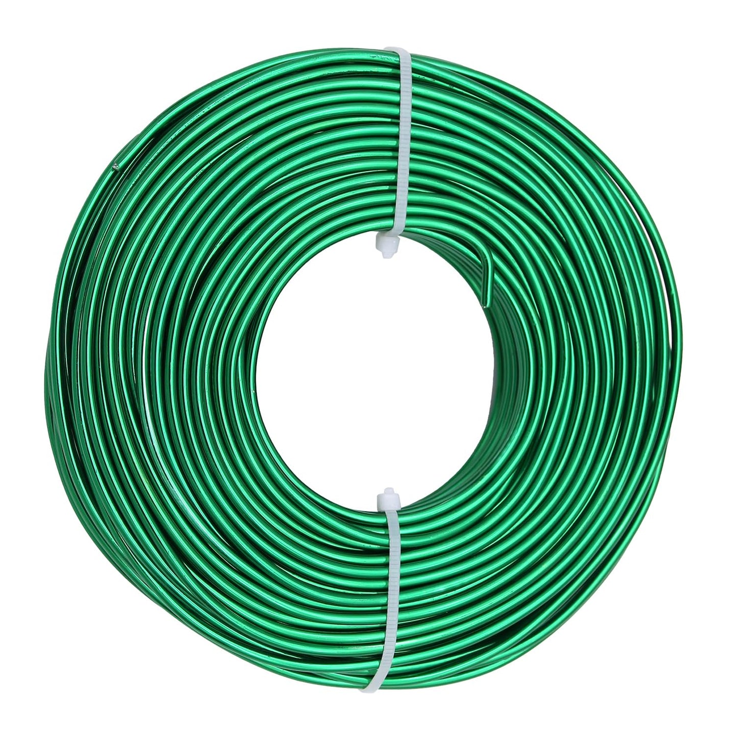 9 Gauge Aluminum Craft Wire, 100 Feet 3mm Bendable Metal Wire for Jewelry Making, Sculpting and Floral Design, Soft Armature Wire for DIY Crafts (Green)