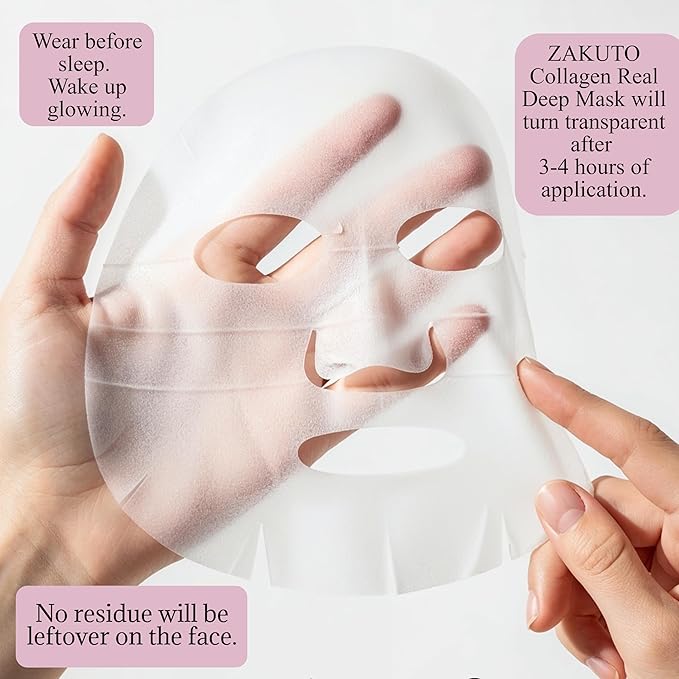 8-Mask Glow Ritual Set | 4 Bio-Collagen Deep Repair Masks + 4 Hyaluronic Acid Hydration Masks | Korean Overnight Firming, Repair & Glass Skin Glow | 30-Day K-Beauty Treatment