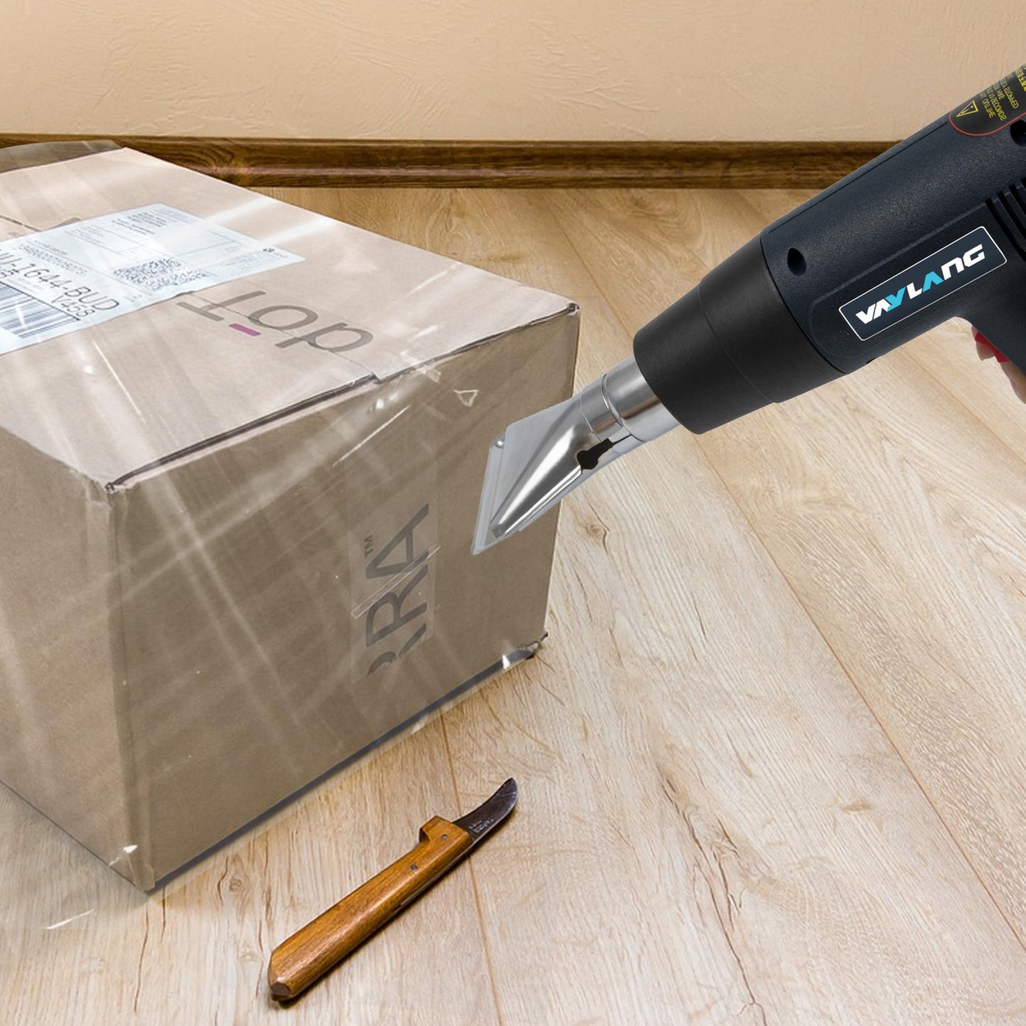 Heat Gun 1800W 122℉-1202℉（50℃- 650℃）Fast Heating Heavy Duty Hot Air Gun Kit Variable Temperature Control