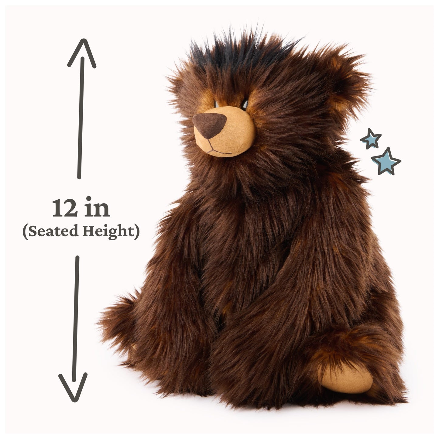 GUND BOE Classic Teddy Bear, Premium Bear Stuffed Animal, Plush Toy for Ages 0 and Up, Brown, 12”